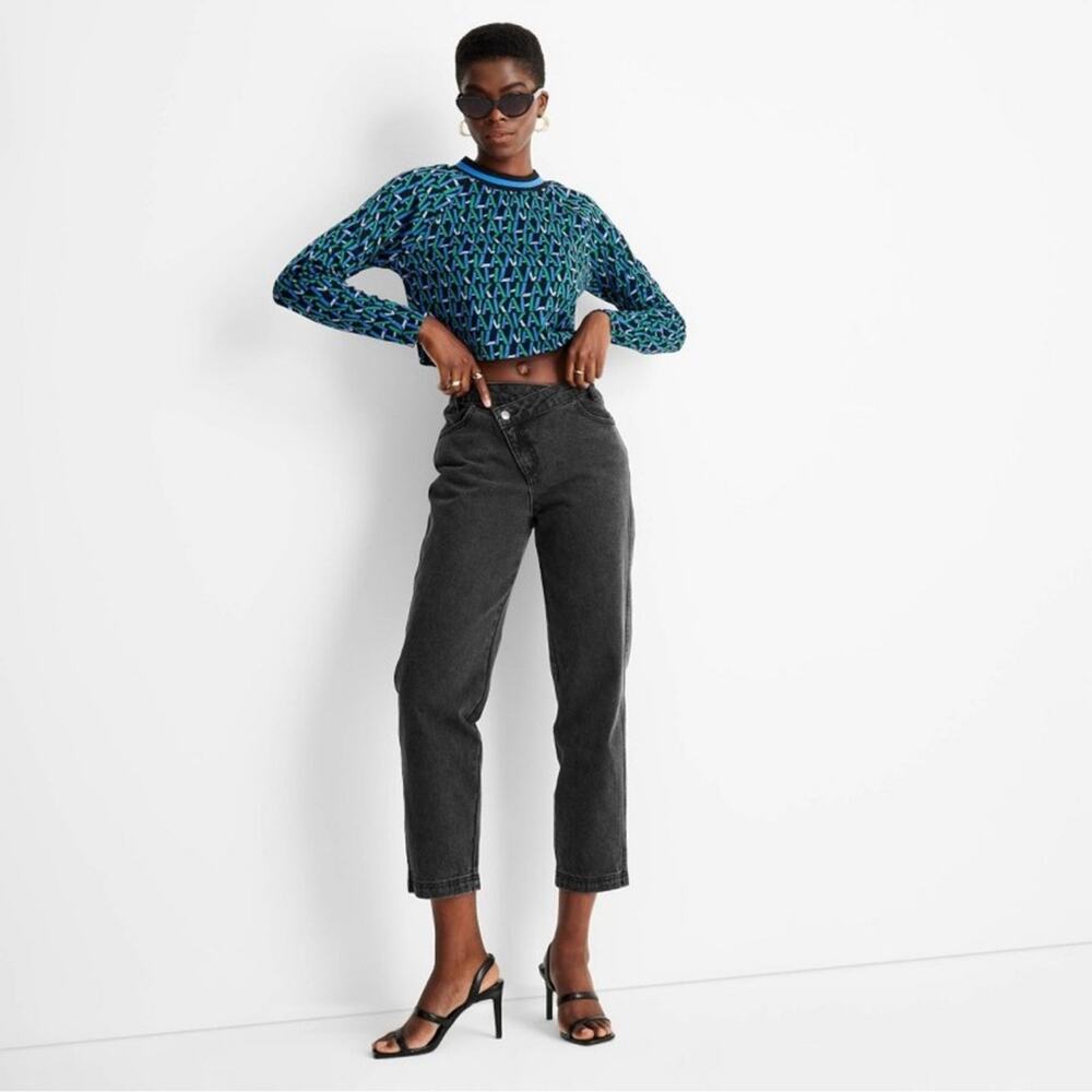 Future Collective Tapered Leg Jeans Target NWT Size 2